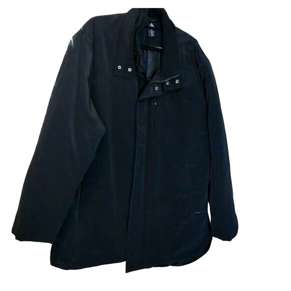 Calvin Klein Mens Black Insulated Water Resistant Jacket Quilted Lining Size XXL - Picture 1 of 7